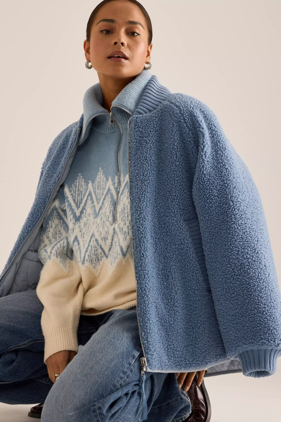 varley serina reversible quilt jacket