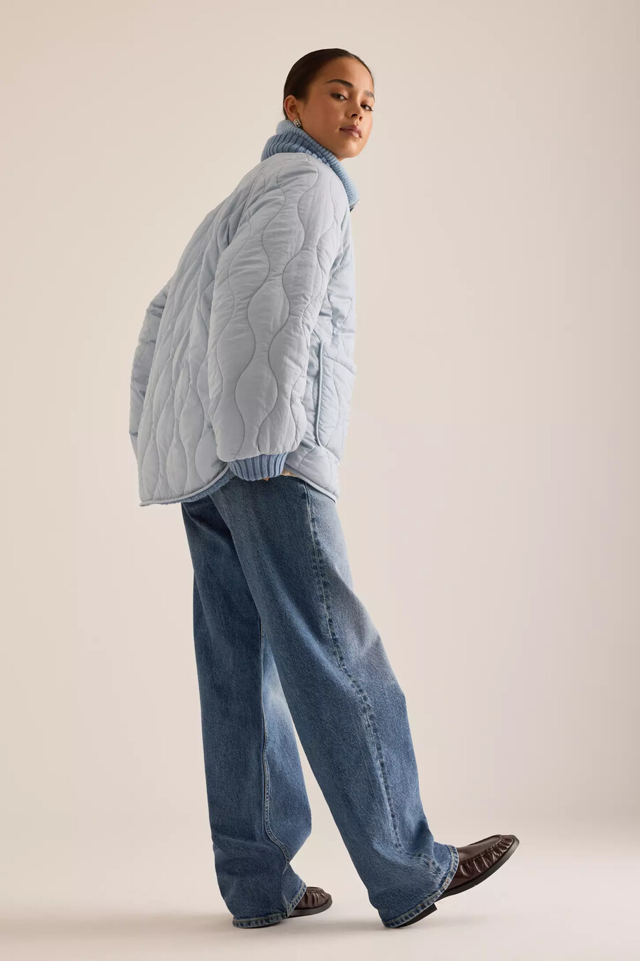 varley serina reversible quilt jacket