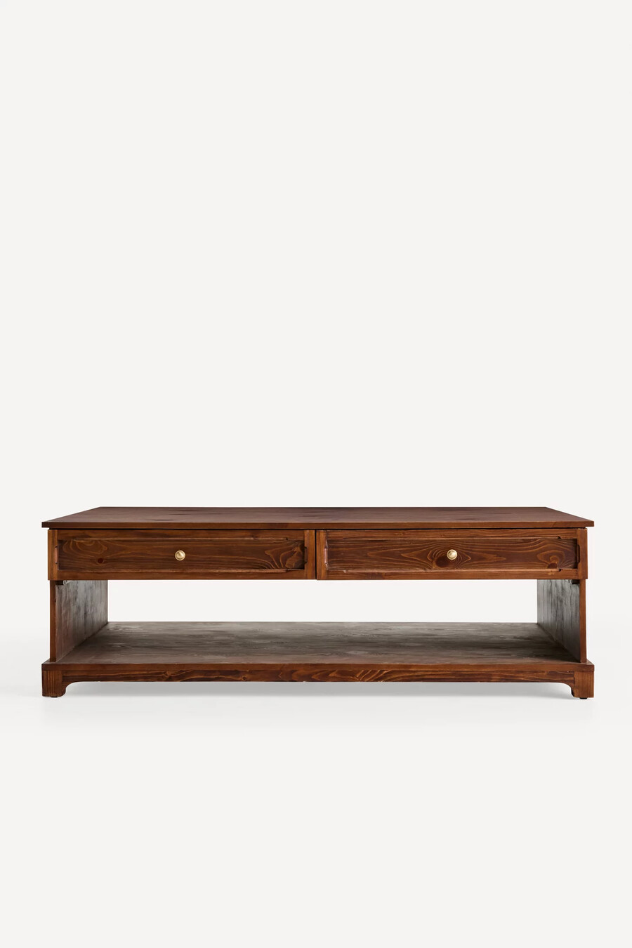 whitney wood coffee table