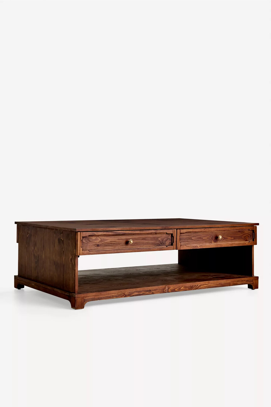 whitney wood coffee table