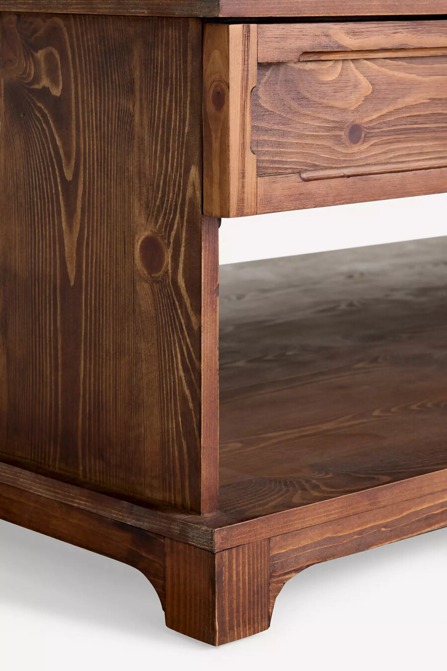 whitney wood coffee table