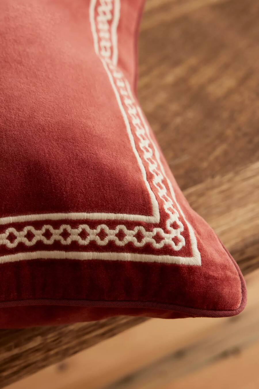 birdie fortescue shisho velvet cushion