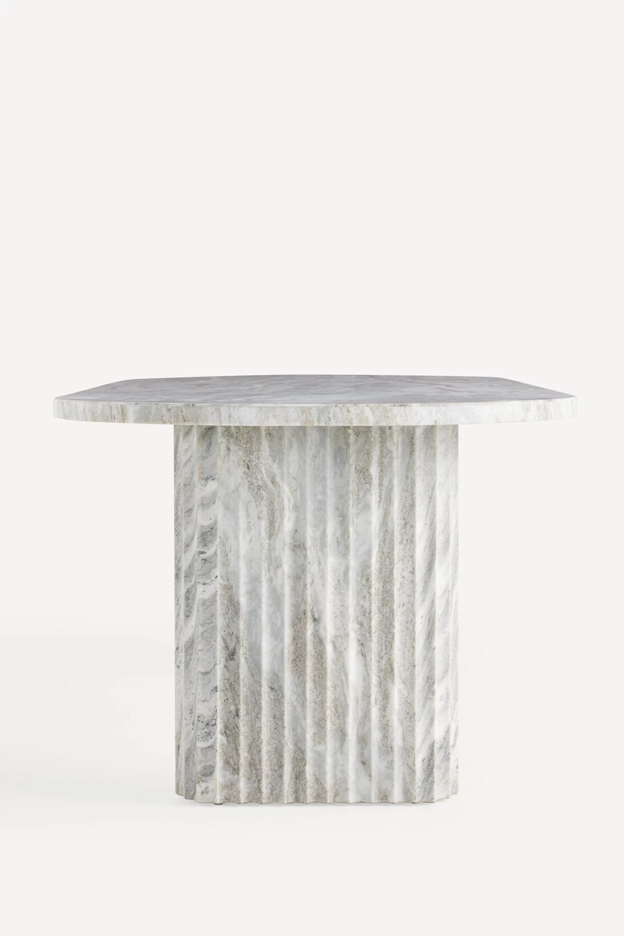 jolie oval 90 marble dining table