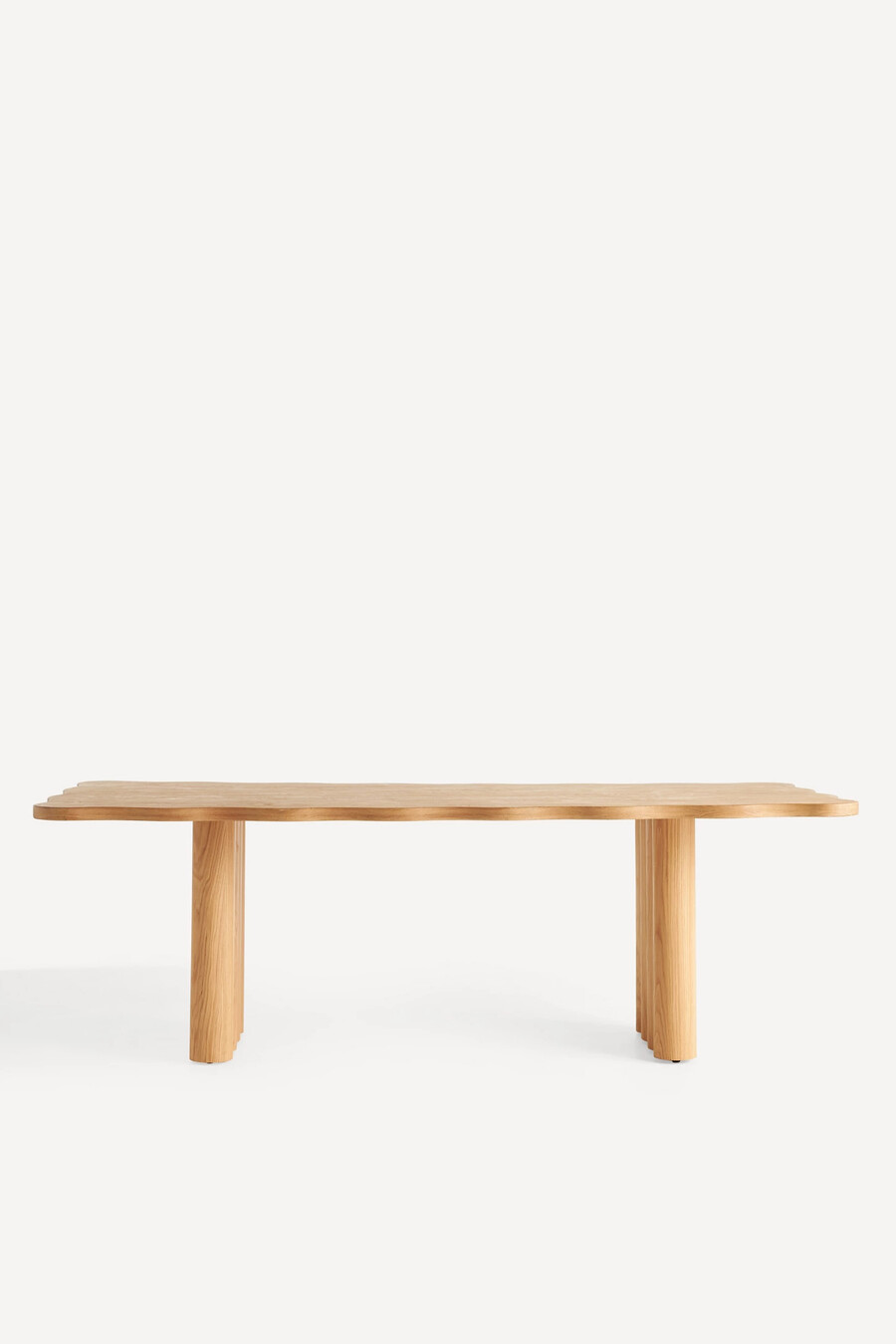 caldwell rectangular oak dining table