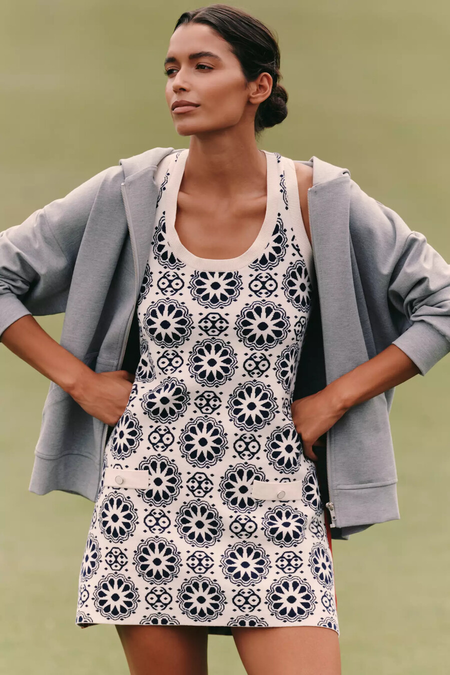 the upside x anthropologie pardo mini dress