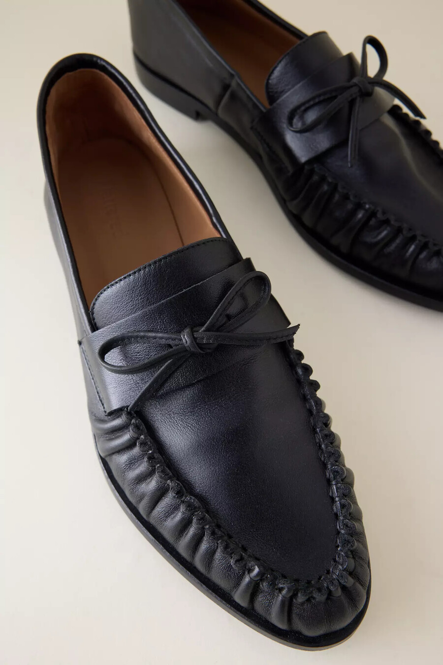 flattered dylan leather loafers