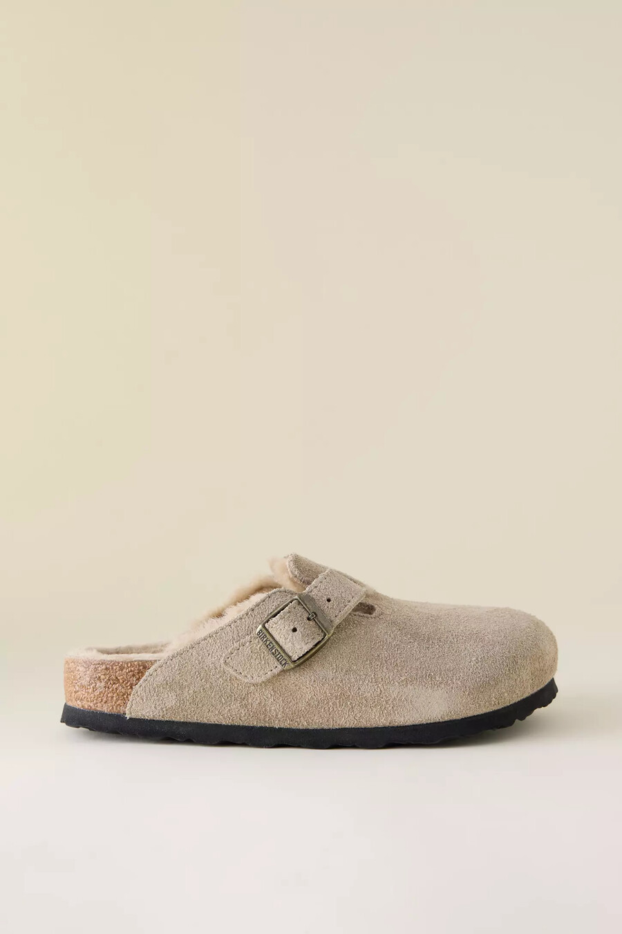 birkenstock boston shearling clogs