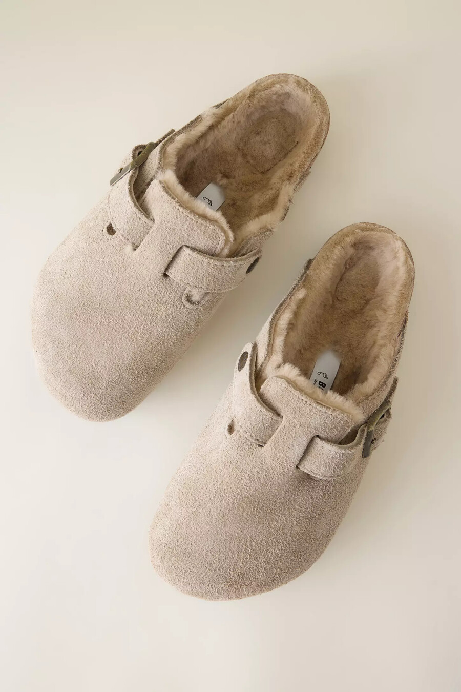 birkenstock boston shearling clogs