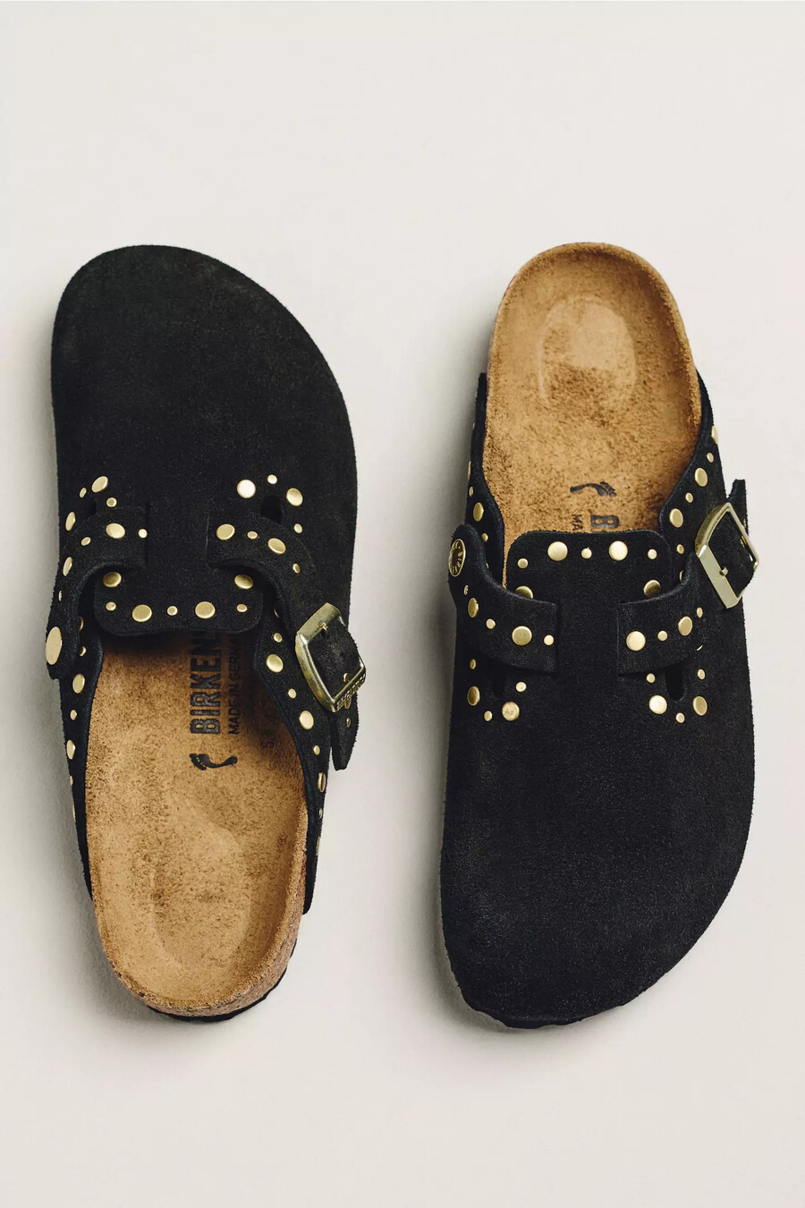 birkenstock boston rivets clogs