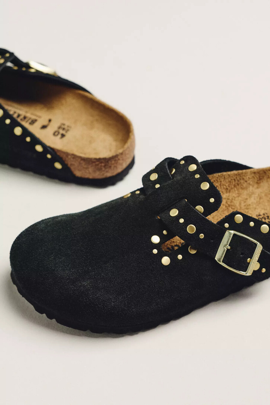 birkenstock boston rivets clogs