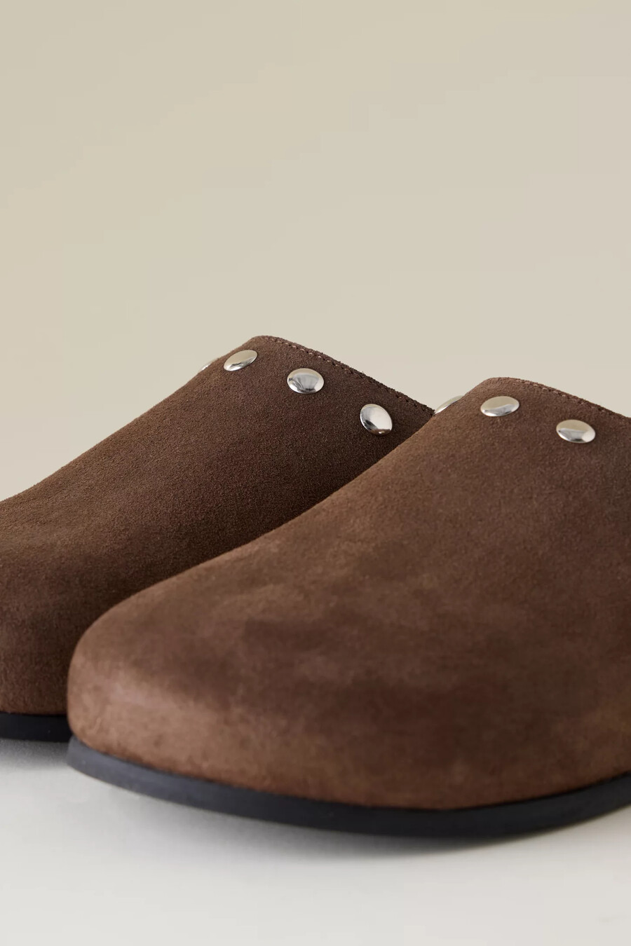 by anthropologie studded clogs