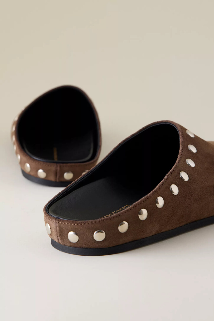 by anthropologie studded clogs