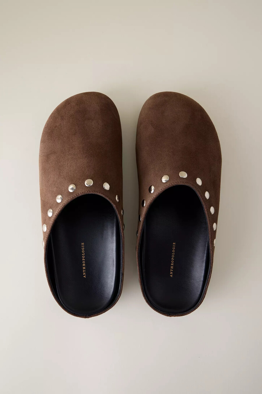 by anthropologie studded clogs