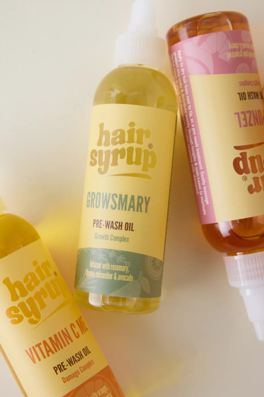 hair syrup growsmary pre-wash hair oil