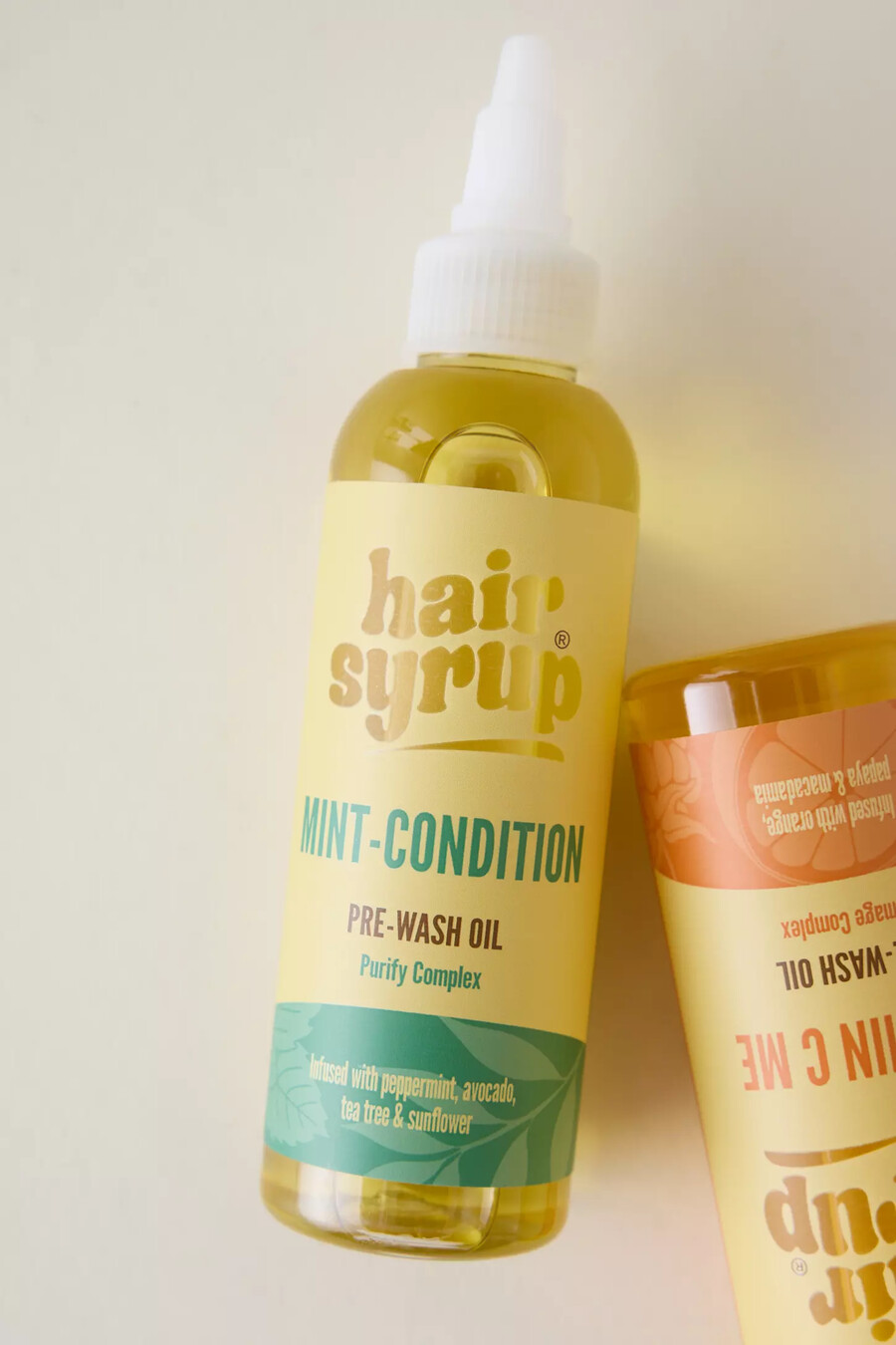 hair syrup mint condition pre-wash hair oil