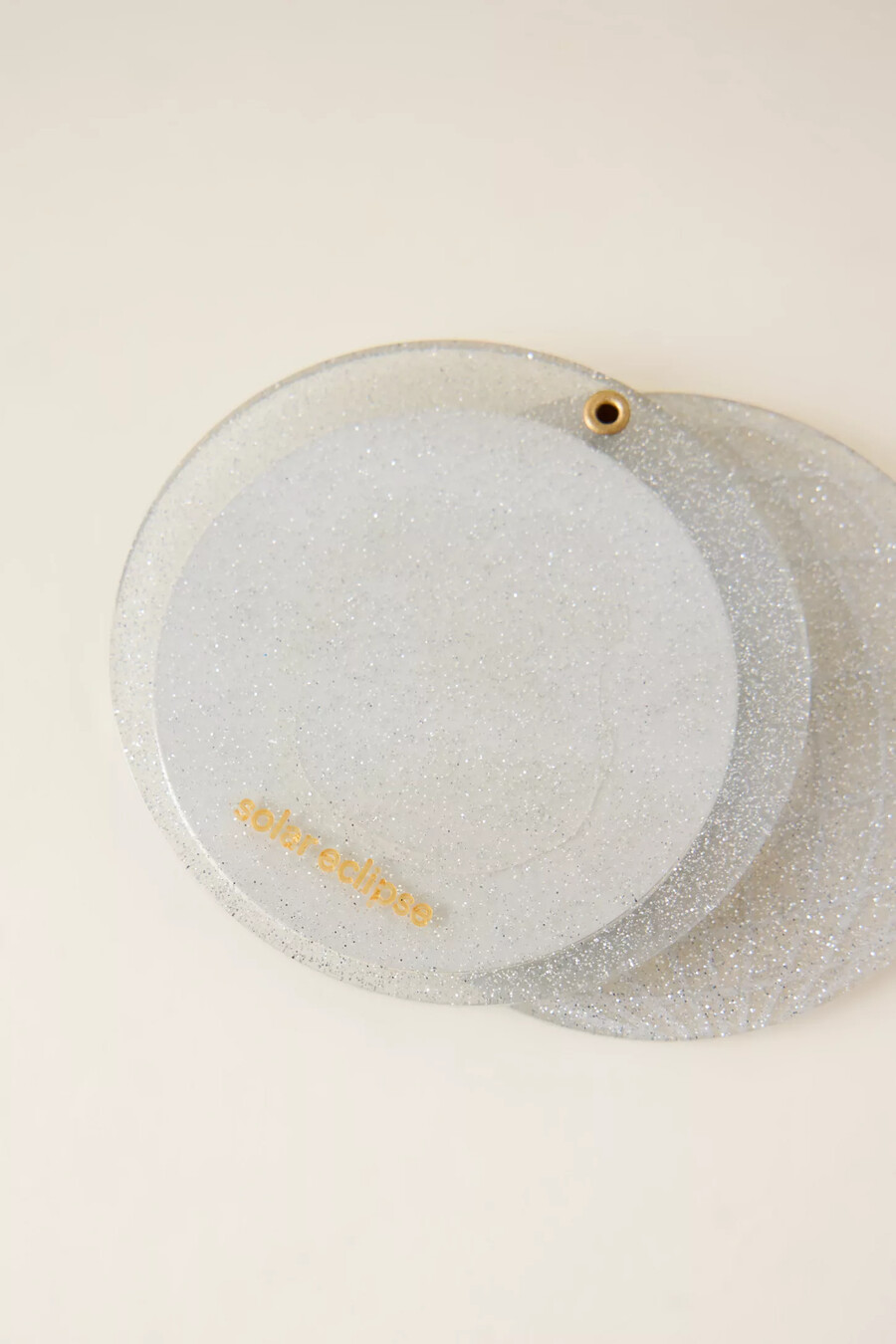 solar eclipse disco compact mirror