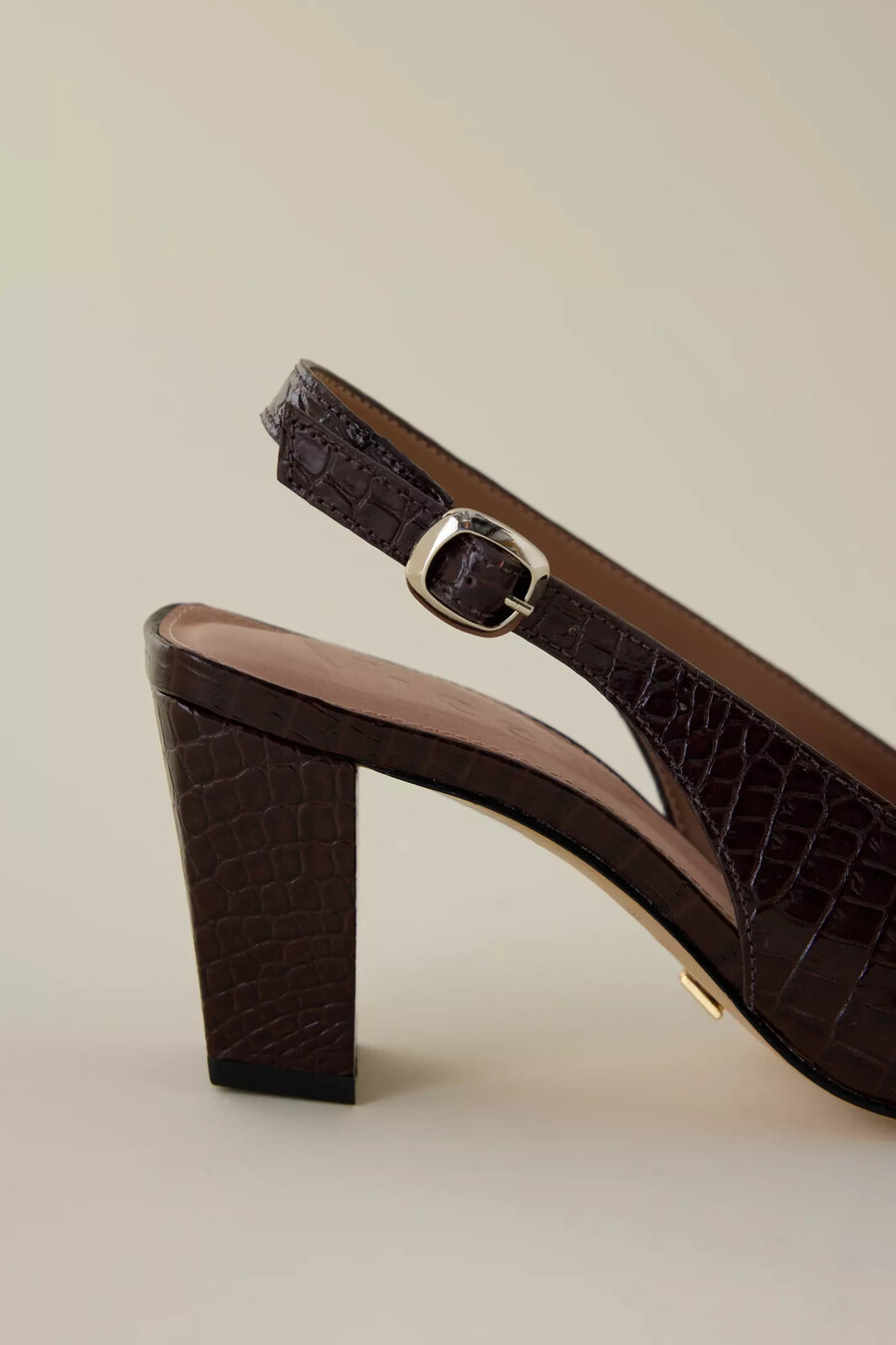 vicenza square-toe slingback heels