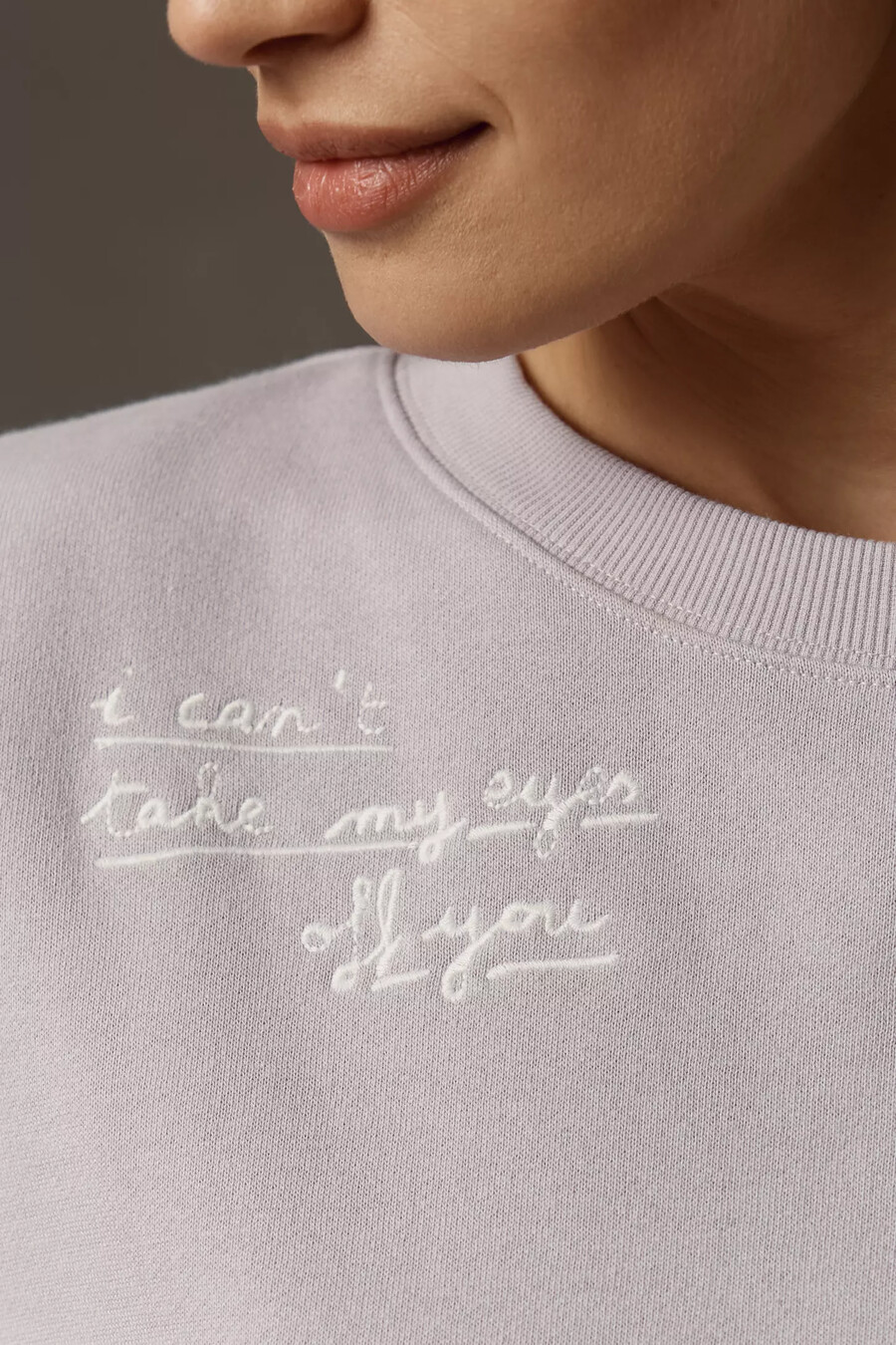 maeve x laetitia rouget embroidered sweatshirt