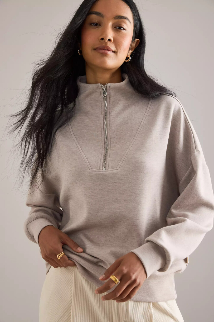 varley hawley half-zip sweatshirt