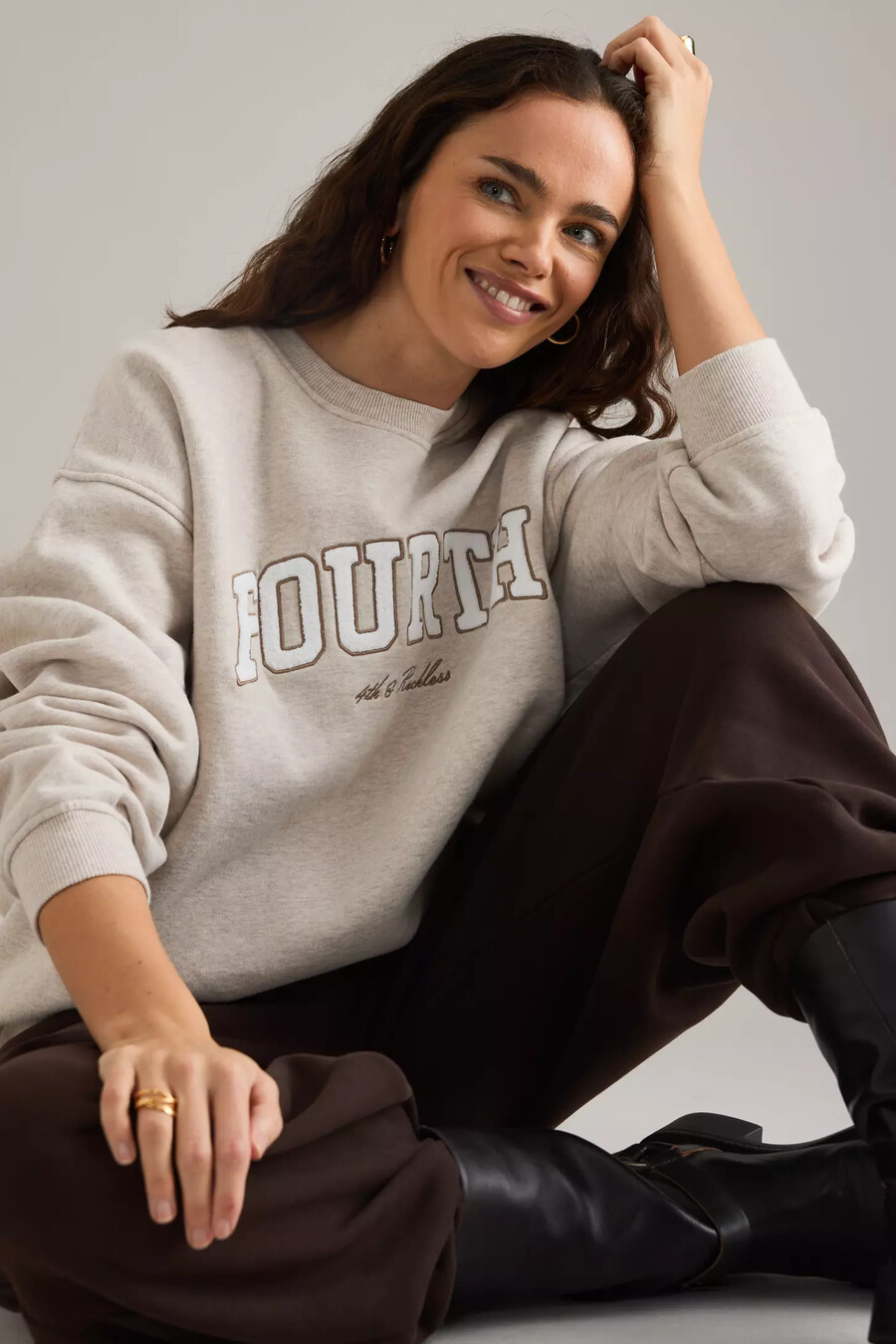 4th reckless fourth slogan sweatshirt