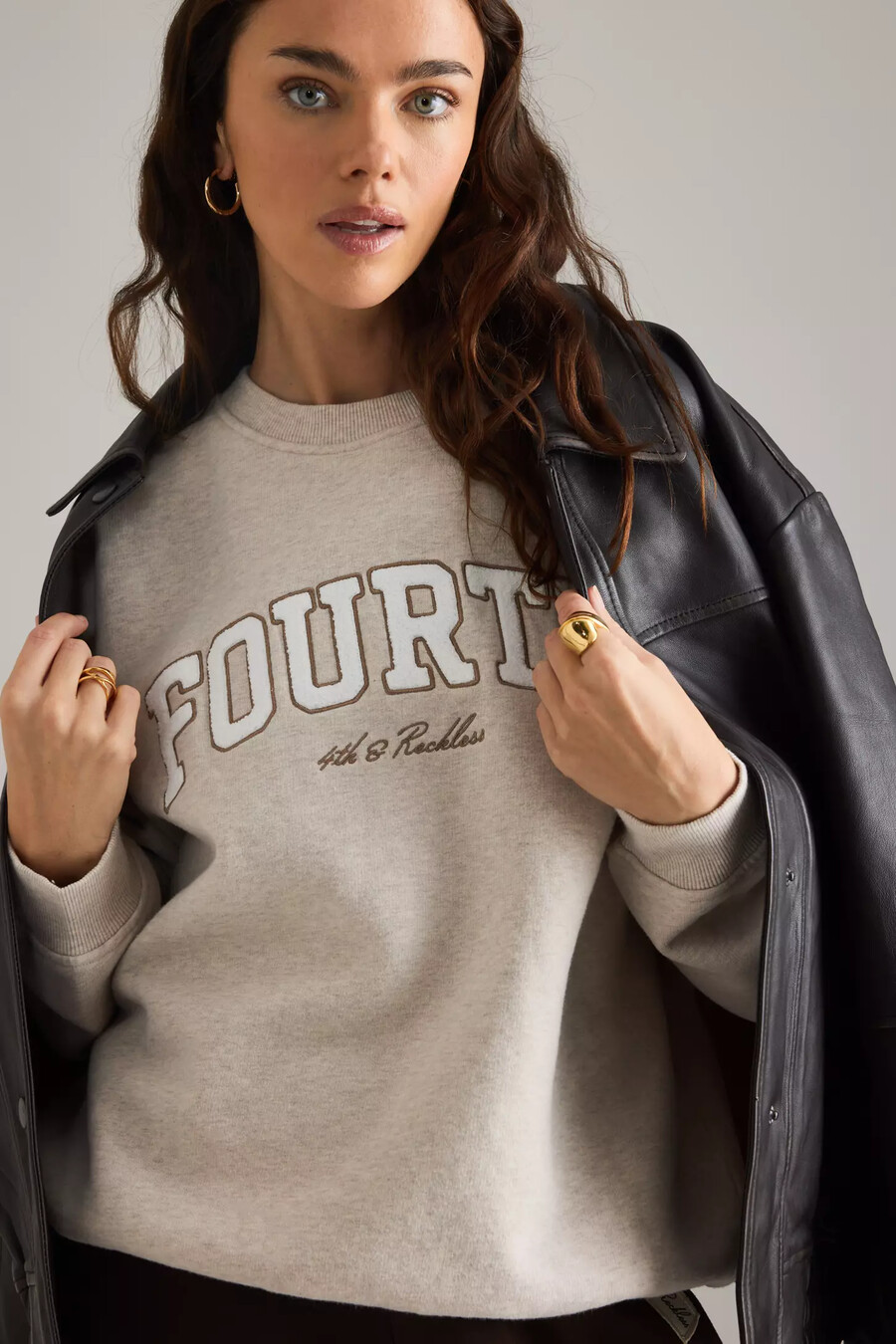 4th reckless fourth slogan sweatshirt