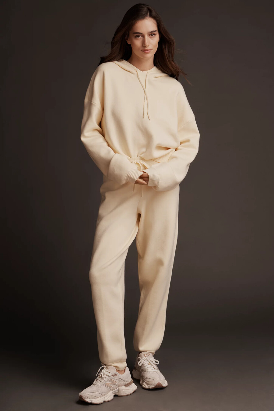 daily practice floral hooded sweater
