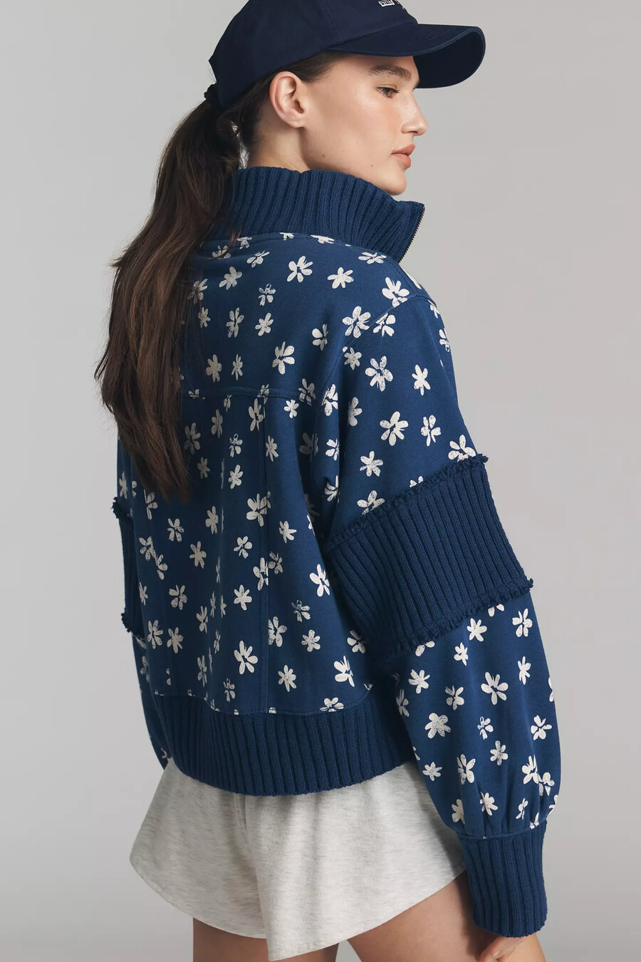 daily practice indy half-zip pullover sweatshirt