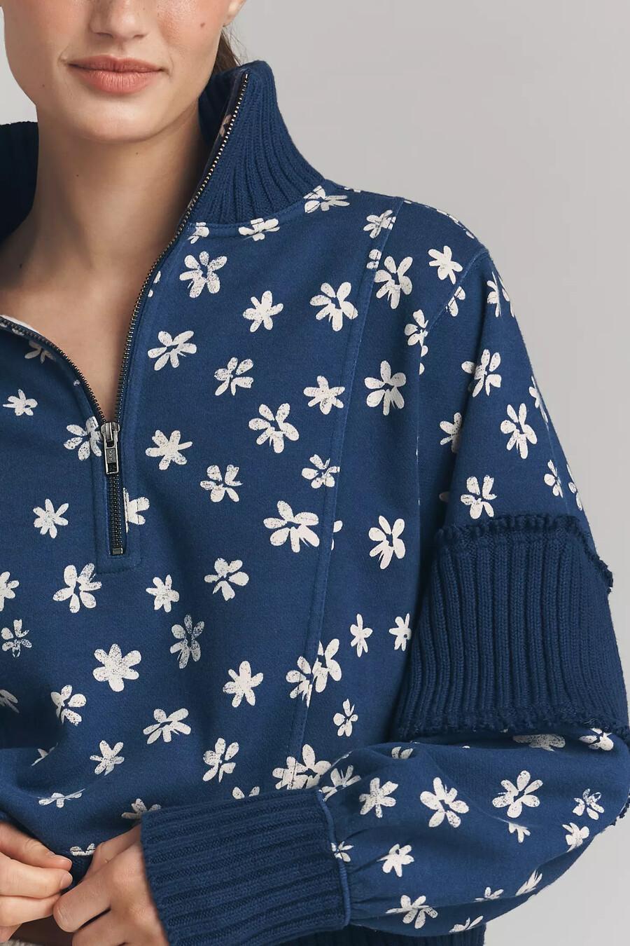 daily practice indy half-zip pullover sweatshirt