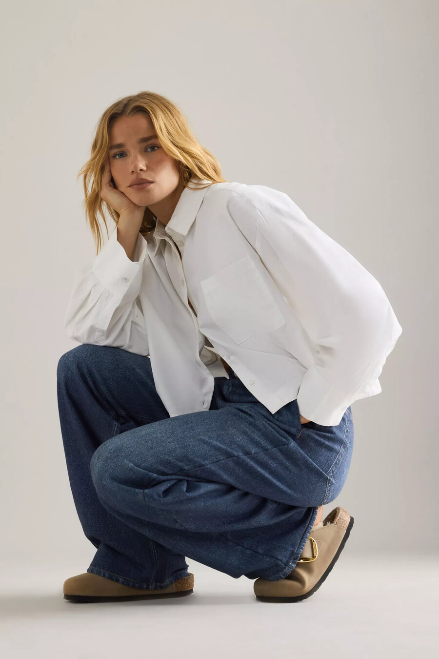 rag bone miramar terry wide-leg jeans