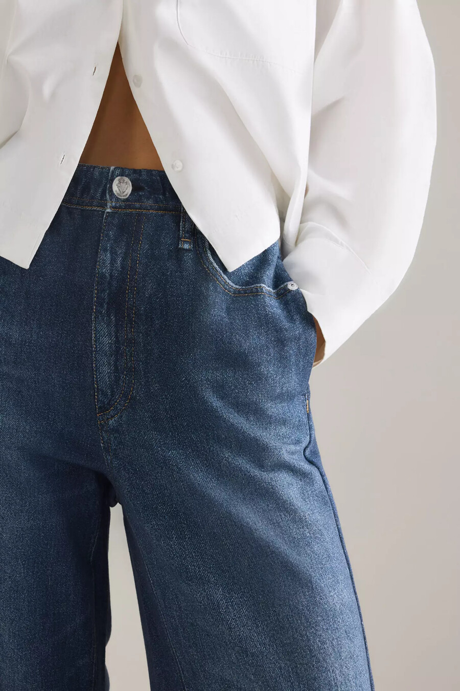 rag bone miramar terry wide-leg jeans