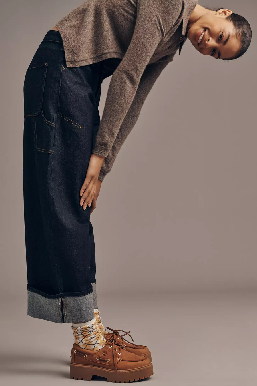the kayden japanese barrel carpenter jeans by pilcro