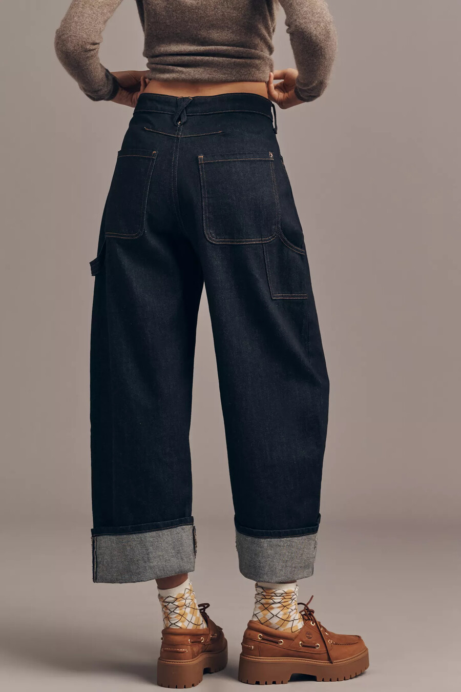 the kayden japanese barrel carpenter jeans by pilcro
