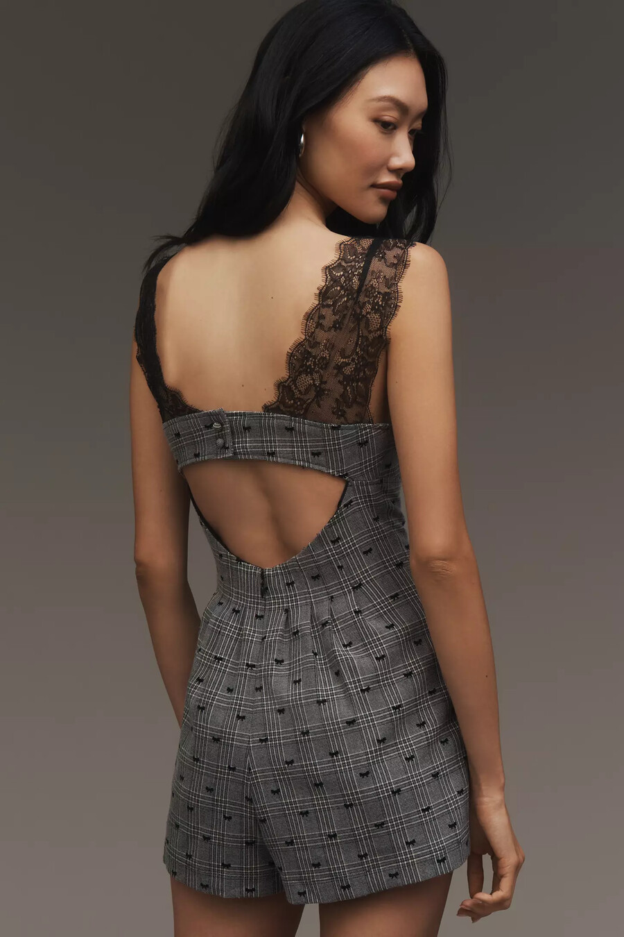maeve v-neck lacy playsuit