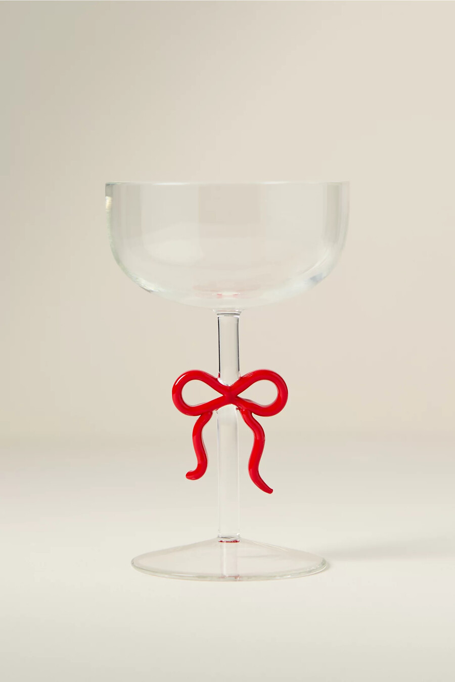benedita bow coupe glass