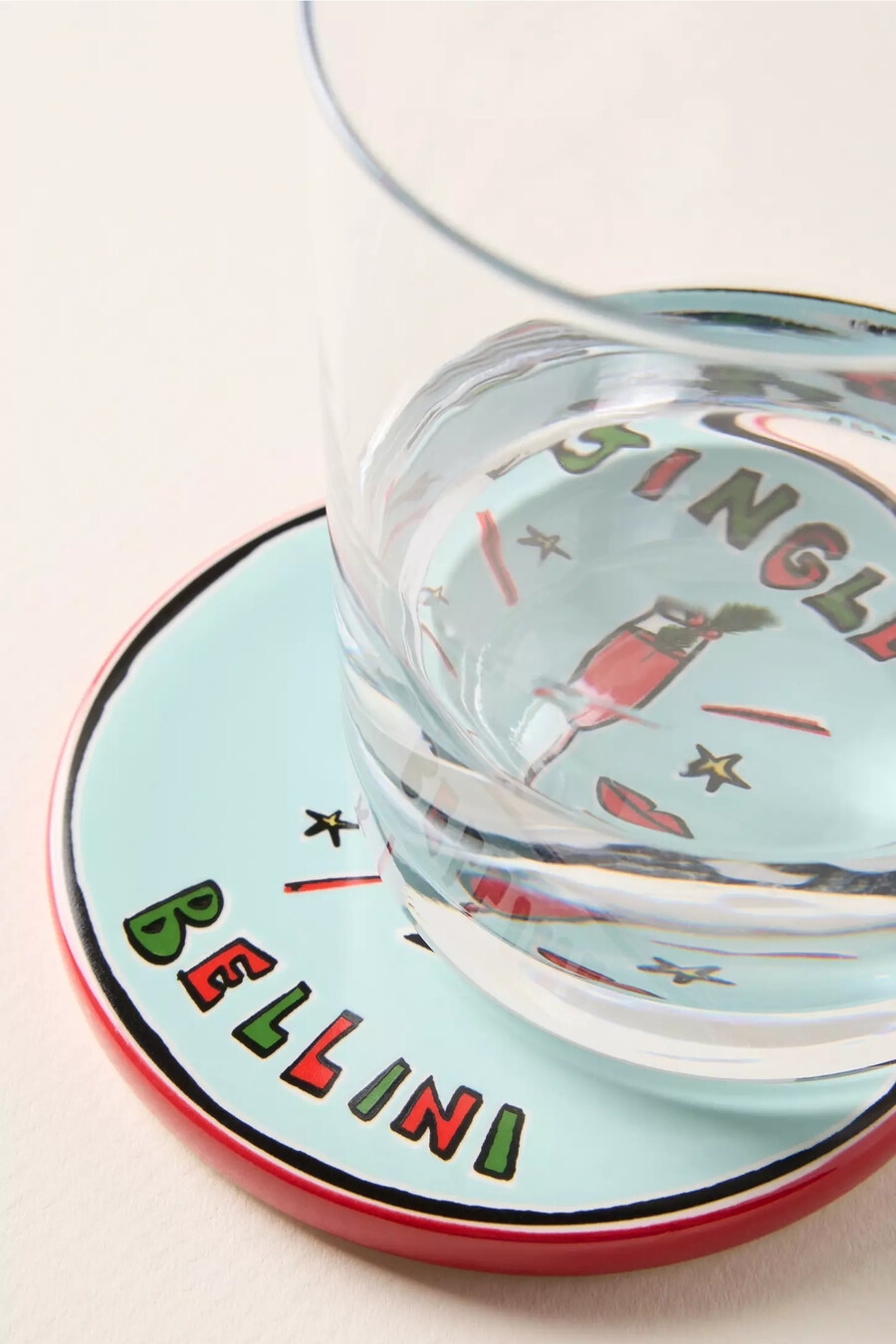 nephthys illustrated elf nog coaster