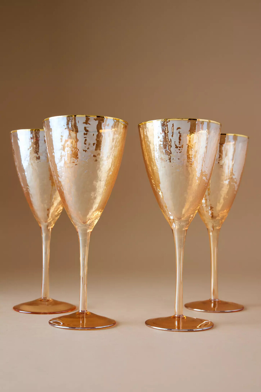 zaza iridescent wine glasses set of 4