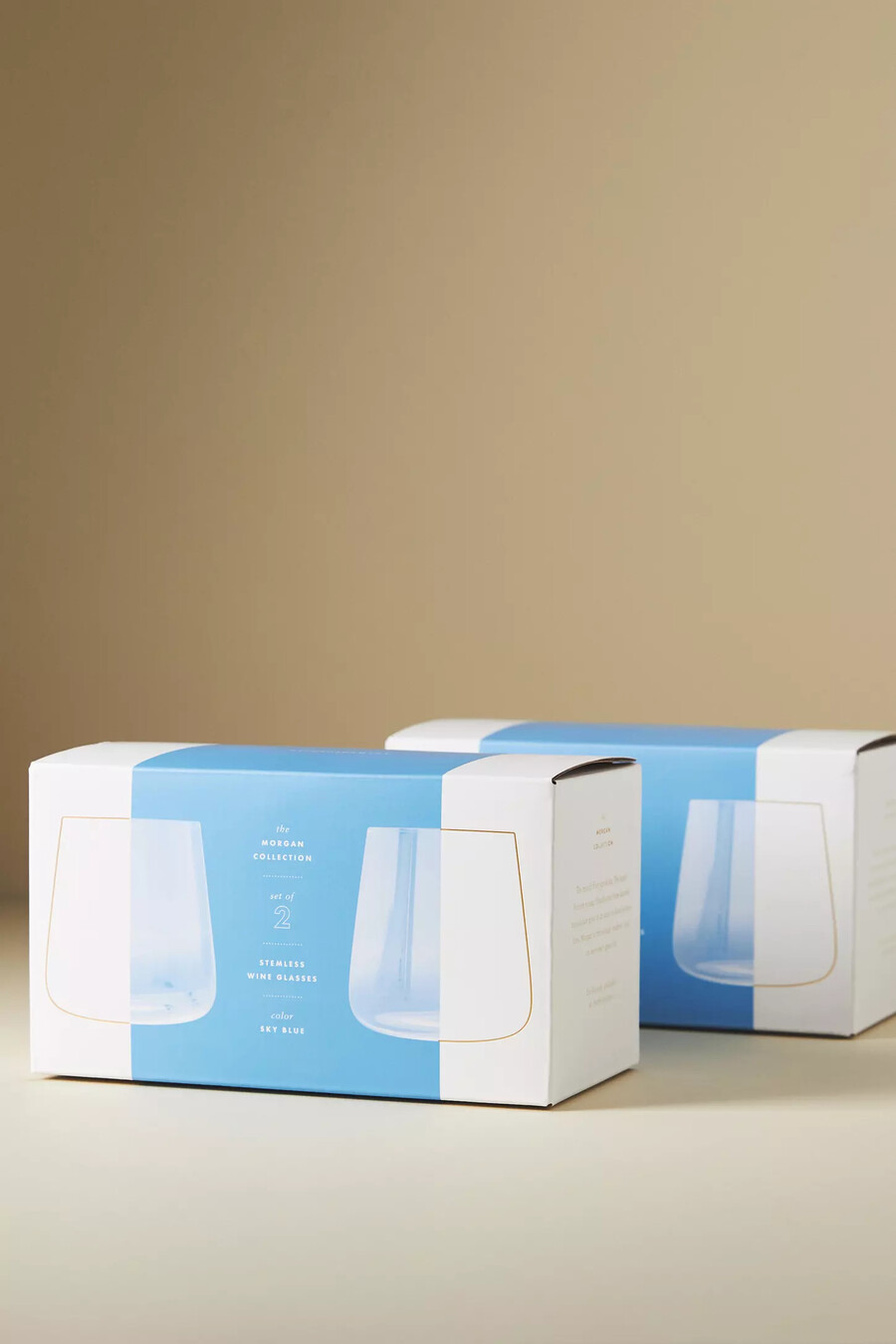 morgan stemless wine glasses set of 4