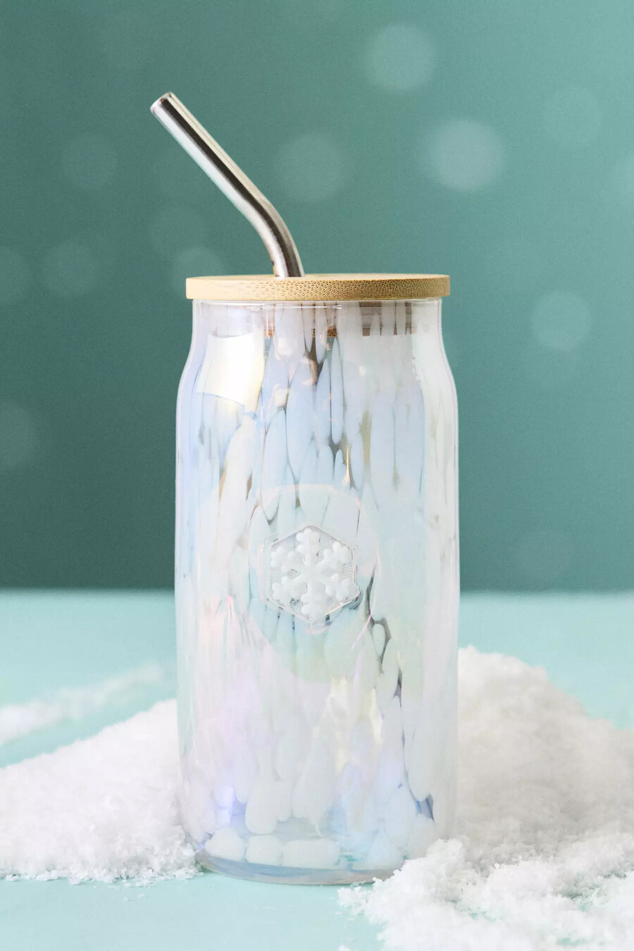 the festive confetti icon juice glass tumbler with lid