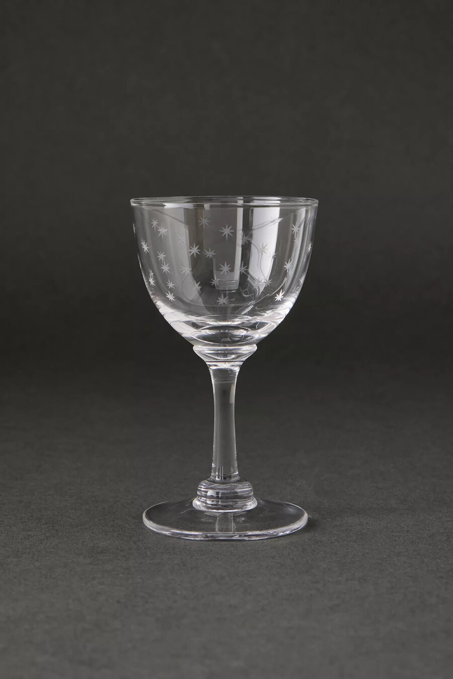 the vintage list crystal stemmed liqueur glasses set of 6