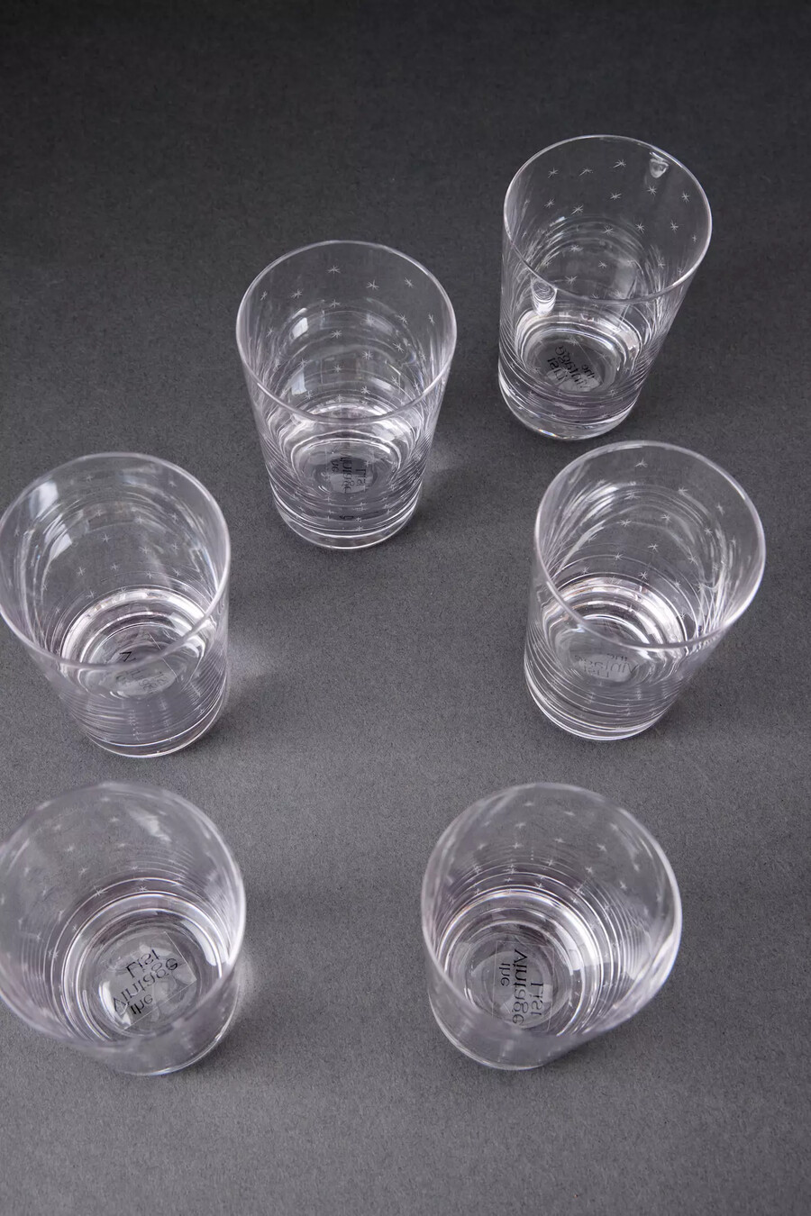 the vintage list tumbler glasses set of 6