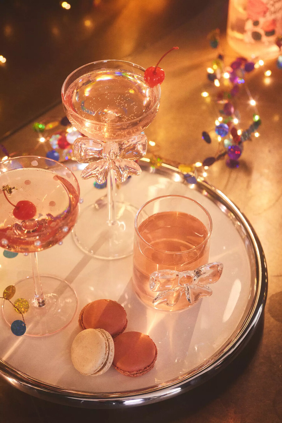 lepelclub bow tumbler glass
