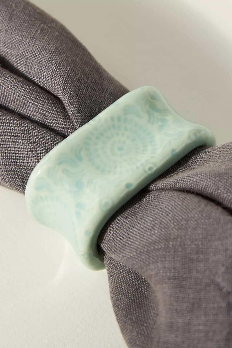 old havana ceramic napkin rings set of 4