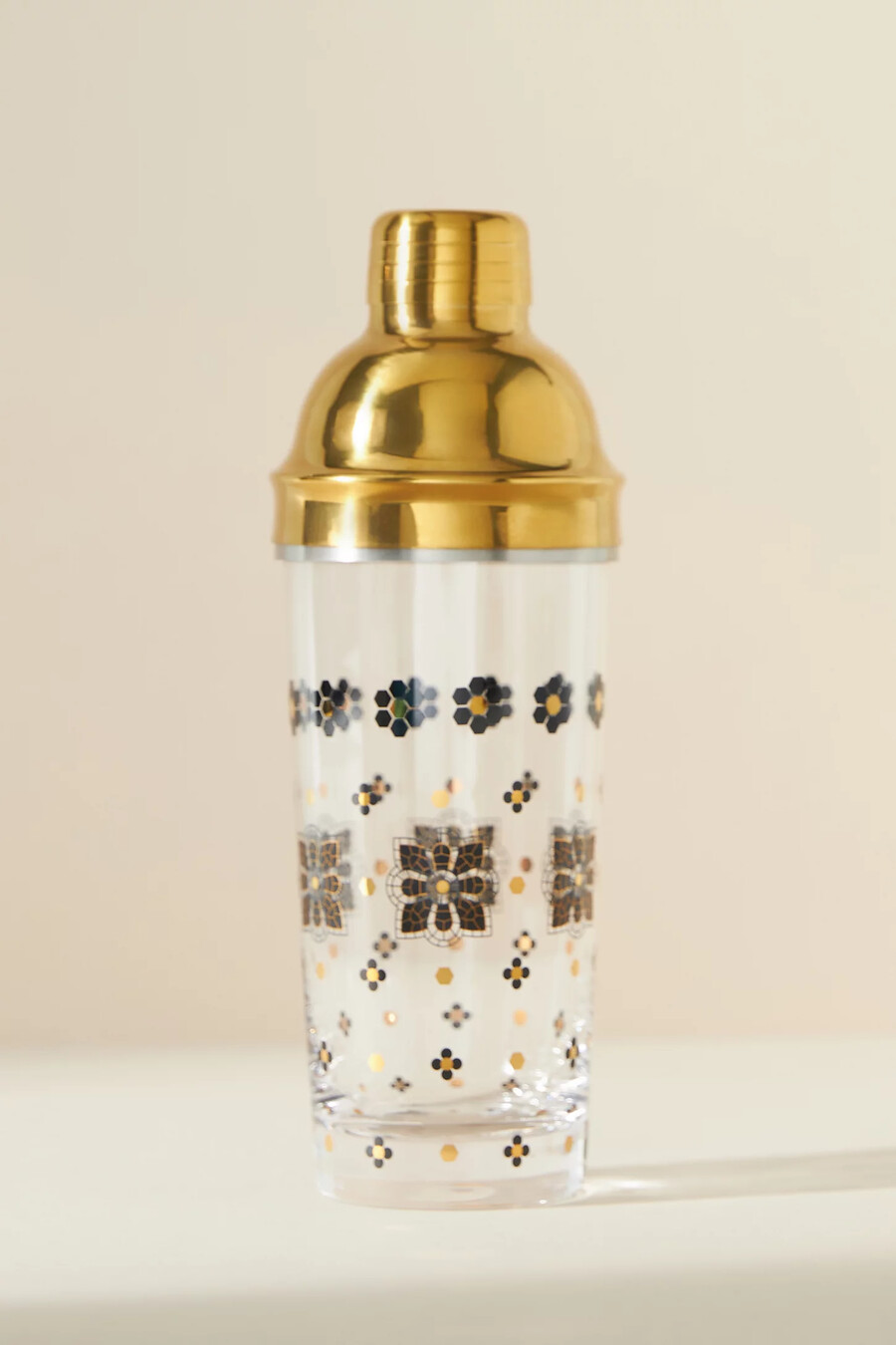 bistro tile glass cocktail shaker