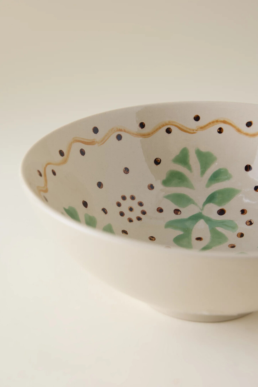 heikki medium hand-painted stoneware bowl