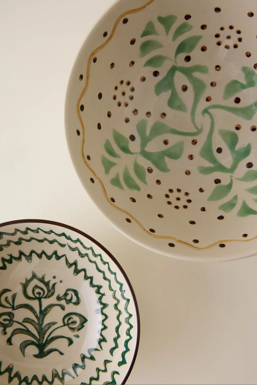 heikki medium hand-painted stoneware bowl