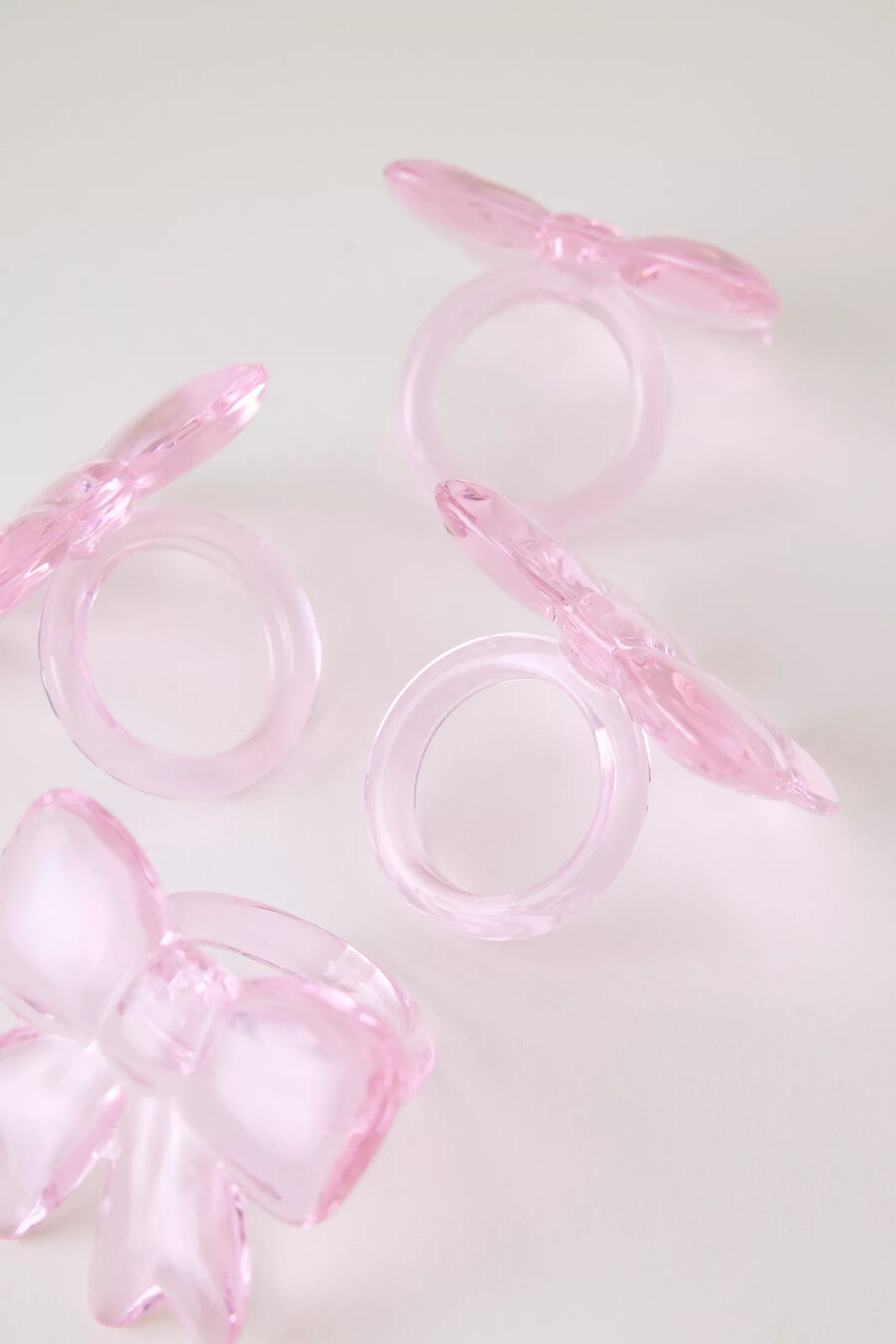 lepelclub bow napkin rings set of 4