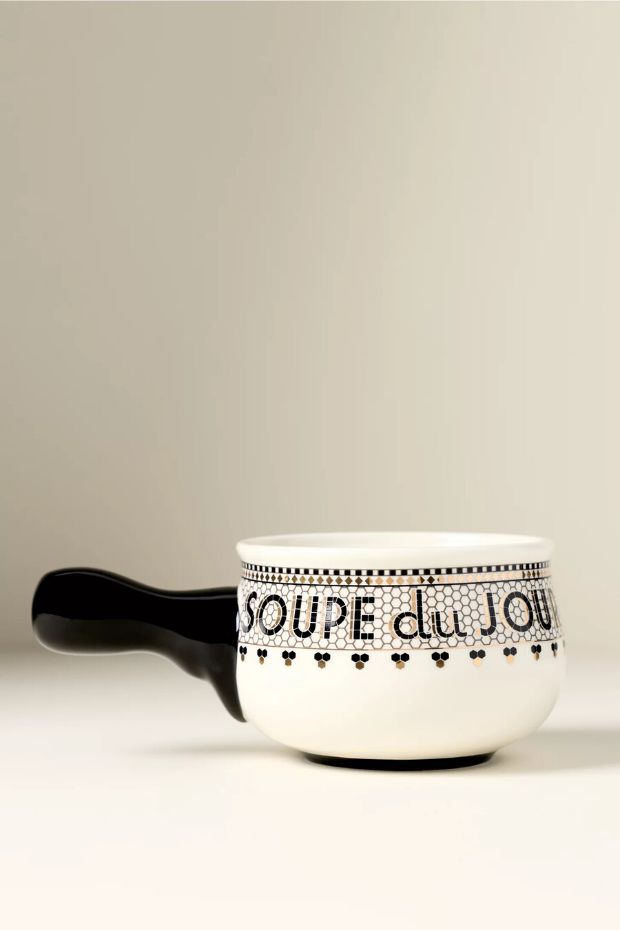 the bistro tile stoneware soup bowl