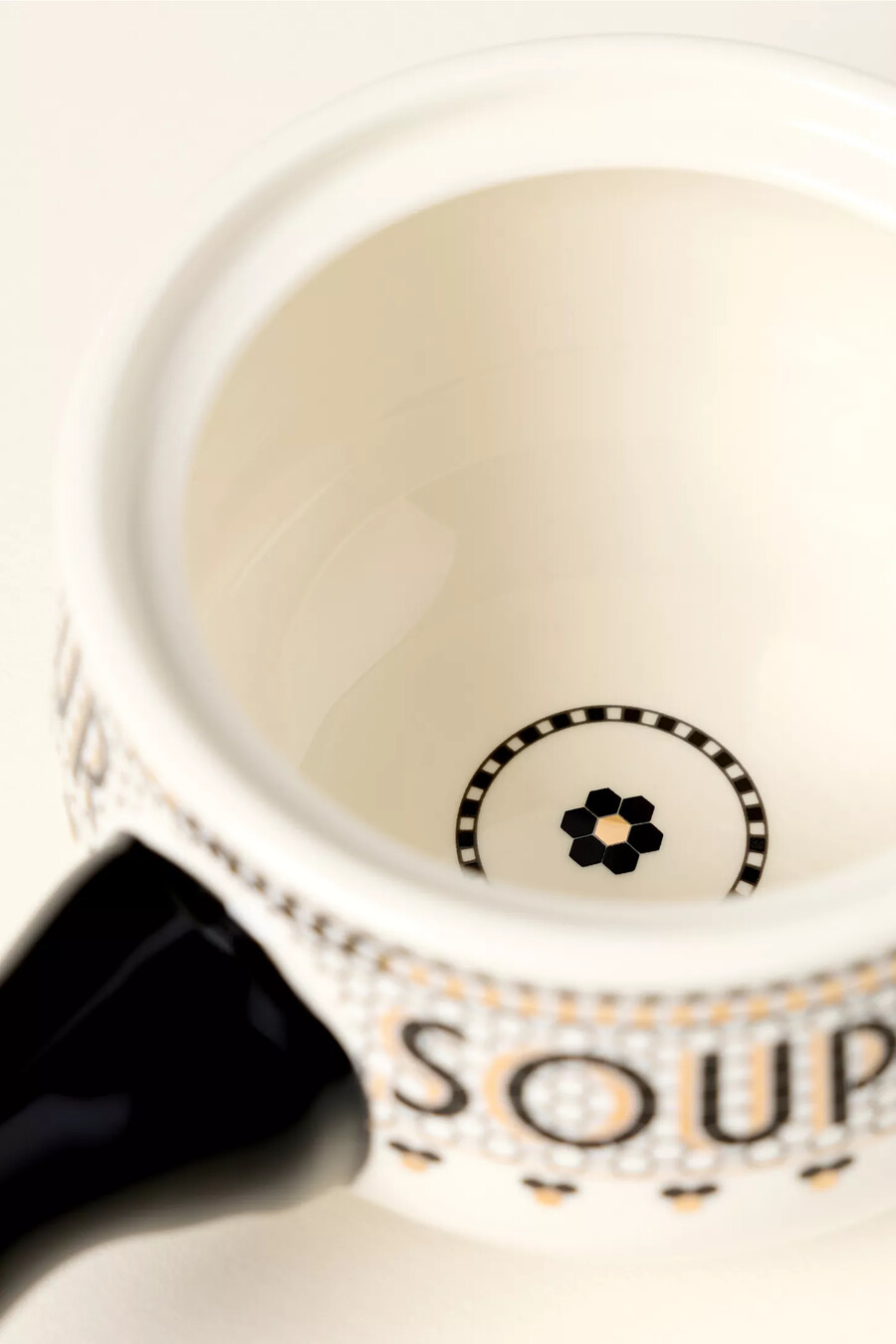 the bistro tile stoneware soup bowl