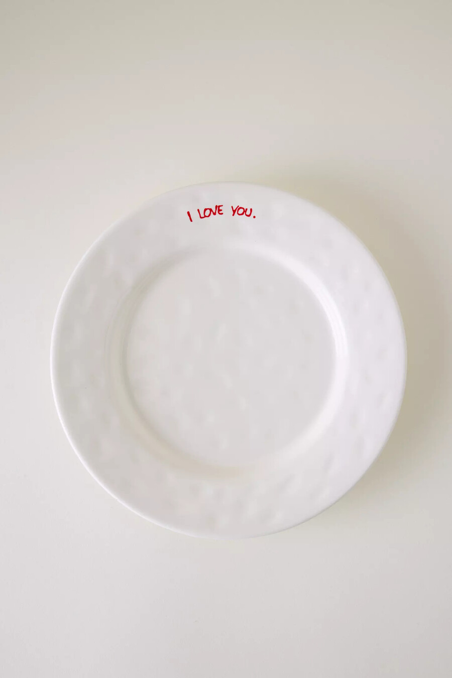anna nina i love you breakfast plate