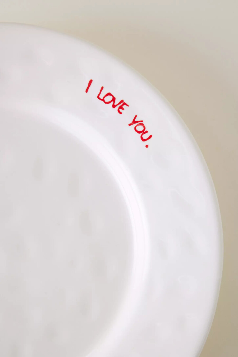 anna nina i love you breakfast plate